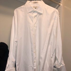 John W Nordstrom White Dress Shirt